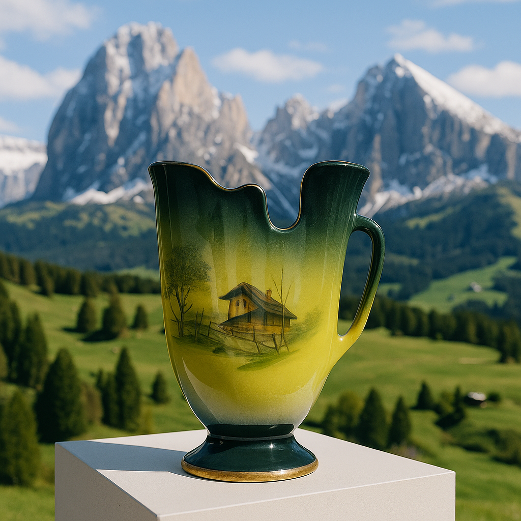 Alpine Stillness & Post-War Poetics – Sculptural Vase from Northern Italy (1950s)
