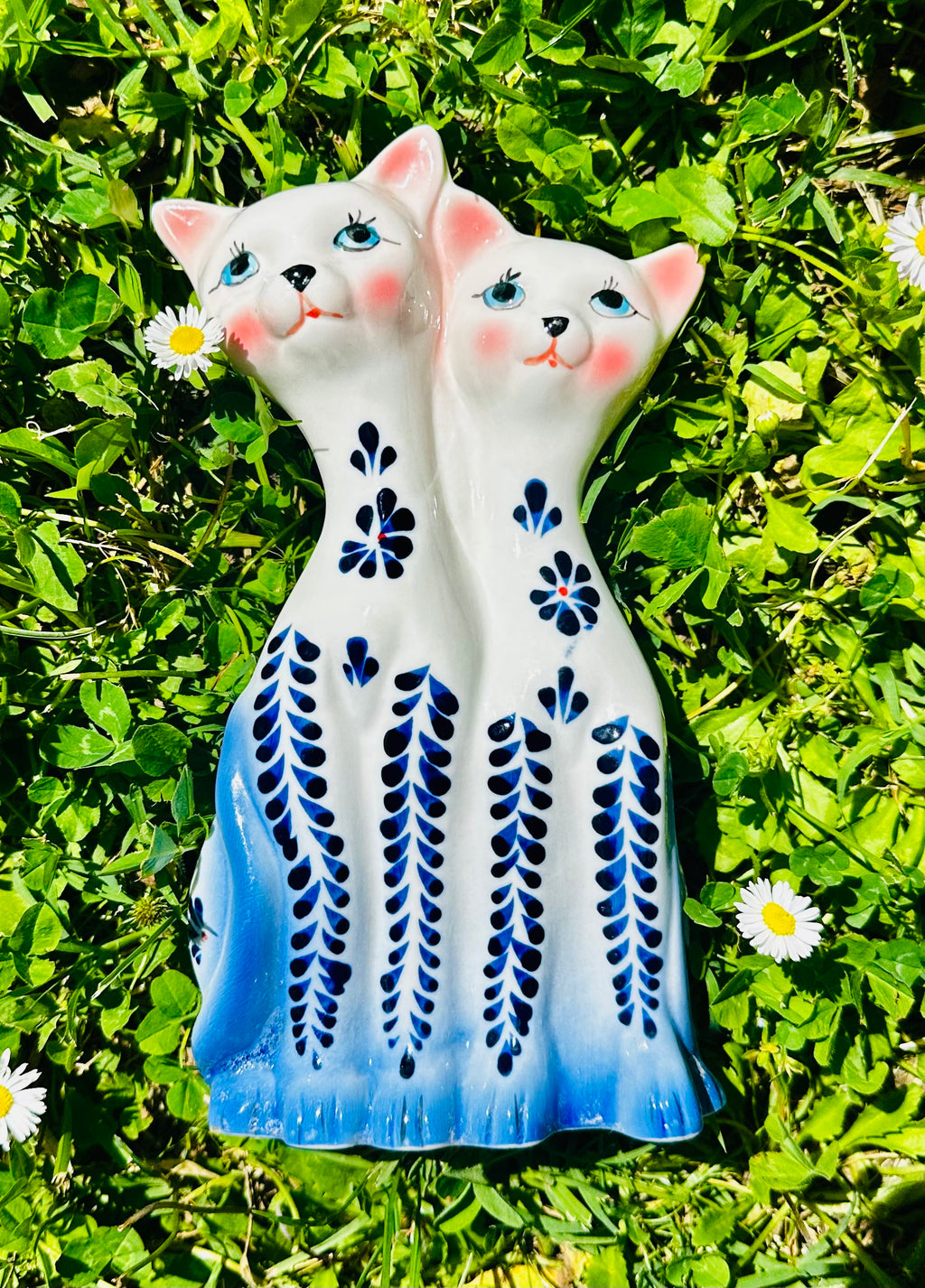 Double-Headed Cat Vase – Neo-Infantile Relic (No. 2).