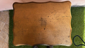 Vintage Rococo Revival Side Table – Gilt Italian Craft with Functional Drawer