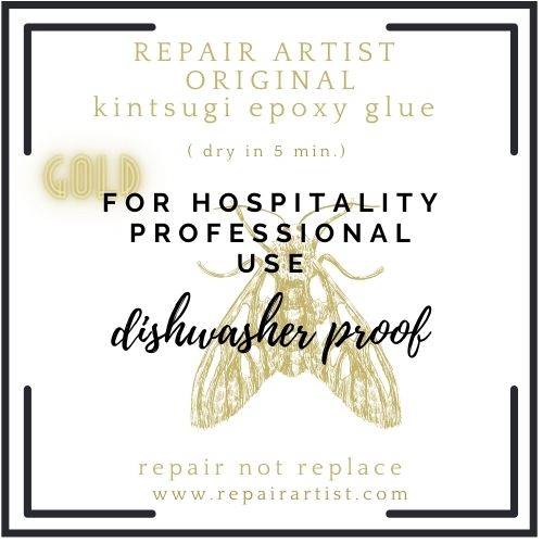 The original GOLD 'RepairArtist' Kintsugi kit for professional use