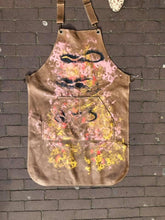 Load image into Gallery viewer, Brown Street Art Leather Apron ( one of a kind)