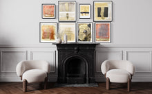 Load image into Gallery viewer, JN071GOLD Art wall 8 pieces original 30X25