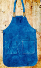 Load image into Gallery viewer, Leather Apron in Blue