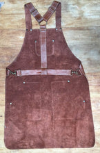 Load image into Gallery viewer, Men leather apron various pockets