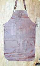 Load image into Gallery viewer, Long Apron Double splitleg apron with logo batch