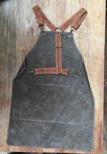 Load image into Gallery viewer, Men leather apron various pockets