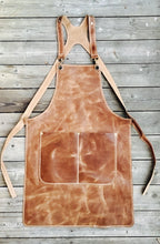 Load image into Gallery viewer, Ladies Apron in Light Brown split leather