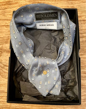 Load image into Gallery viewer, Silk accessoire recycled and made of Giorgio Armani silk tie