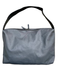 Load image into Gallery viewer, 22128 &quot;The grey leather one with the zipper&quot;